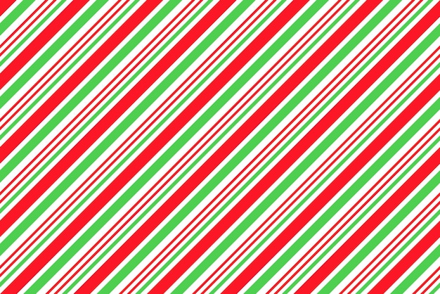 Vector candy cane stripe background seamless christmas pattern vector illustration