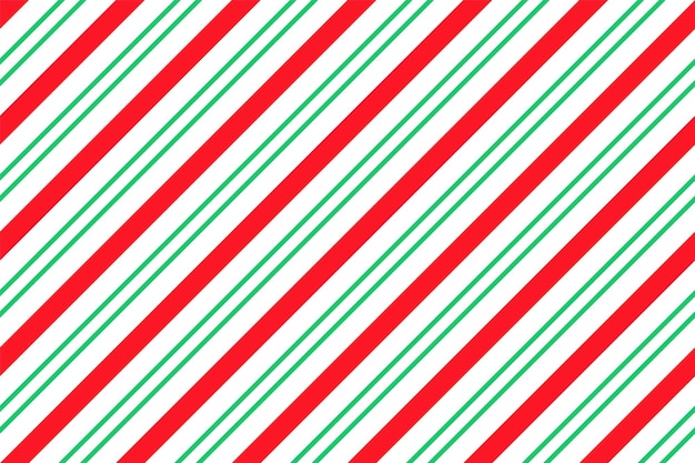 Candy cane stripe pattern Seamless Christmas background Vector illustration