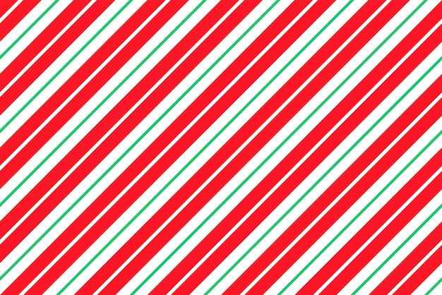 Vector candy cane stripe pattern seamless christmas background vector illustration