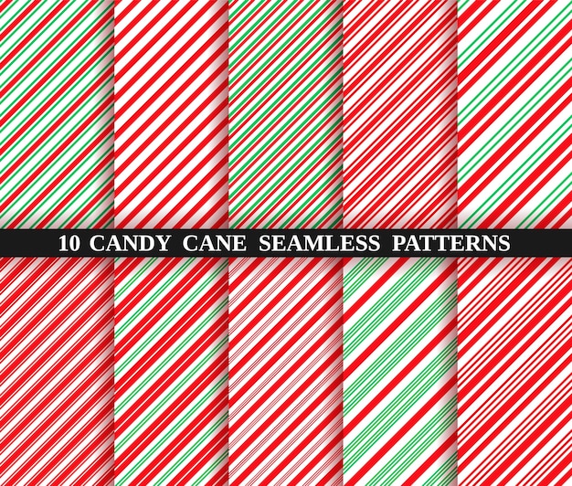 Candy cane stripe seamless pattern. christmas texture