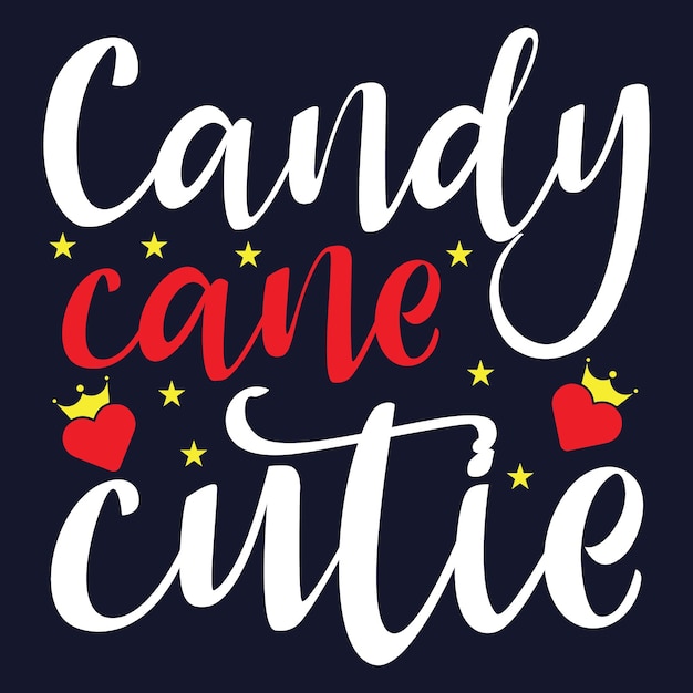 Candy care cutie t-shirt design. kerst svg t shirt ontwerpen.