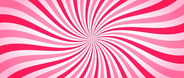 Candy color sunburst background Abstract pink sunbeams design wallpaper Colorful spinning lines