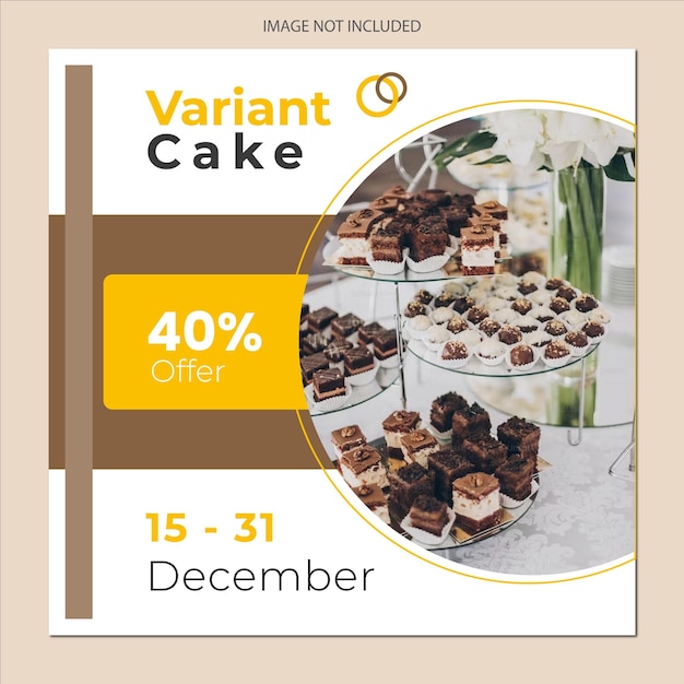 Candy flyer template post