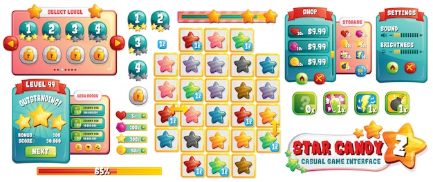 Candy games ui активы