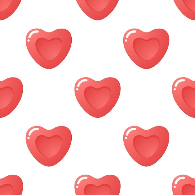 Candy heart pattern