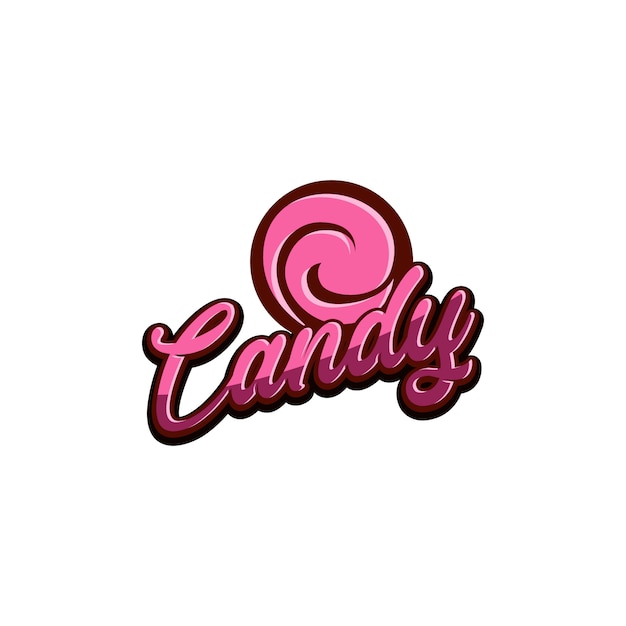 Vector candy logo vector.