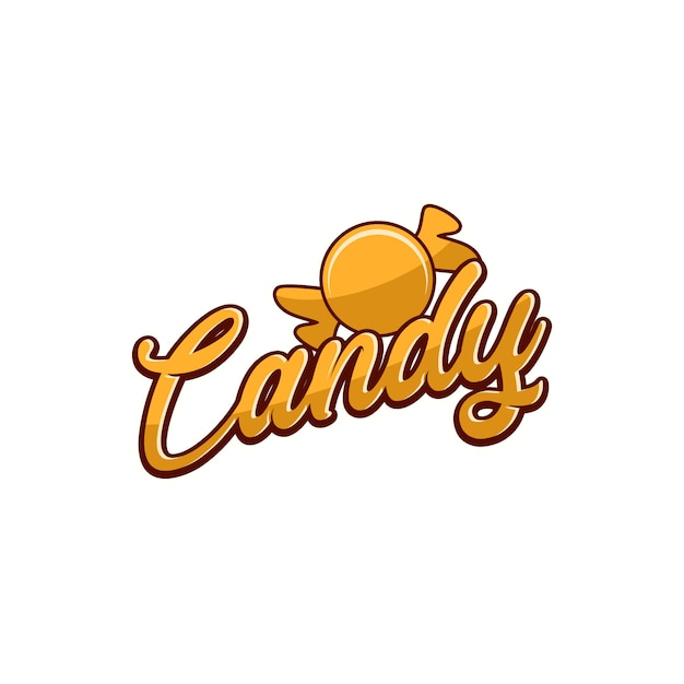 Candy logo vector.