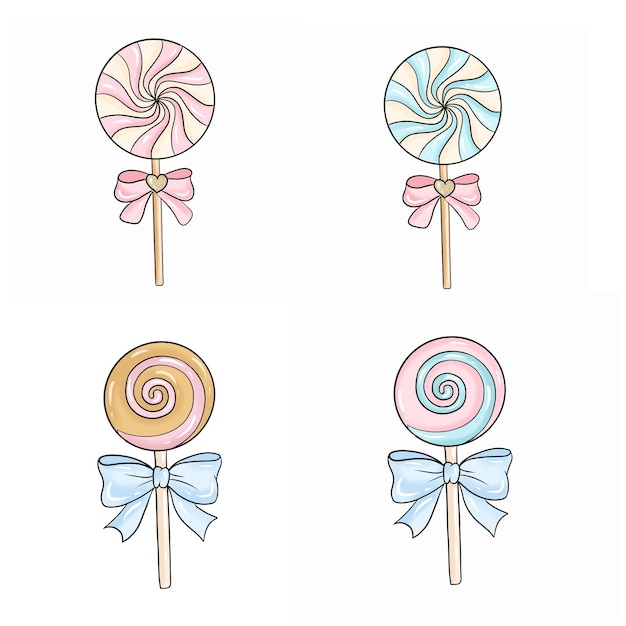 Candy lollipops