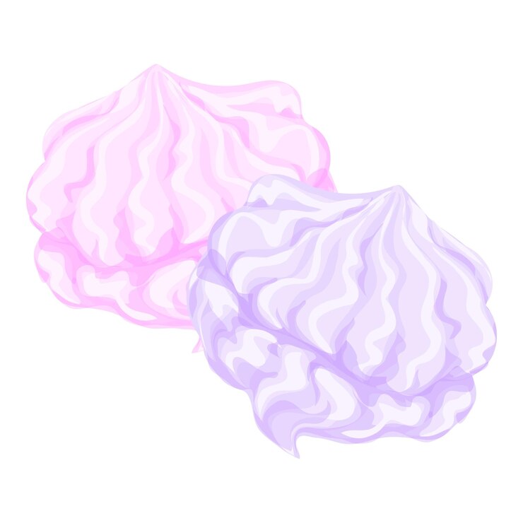 Вектор candy marshmallows икона мультфильма вектор сахарная еда