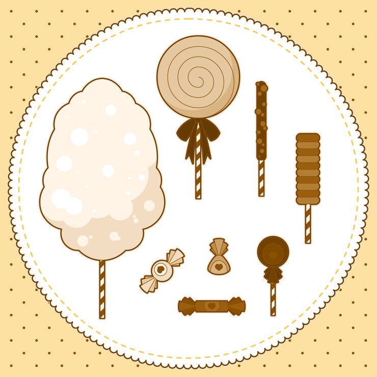 Vector candy set 
