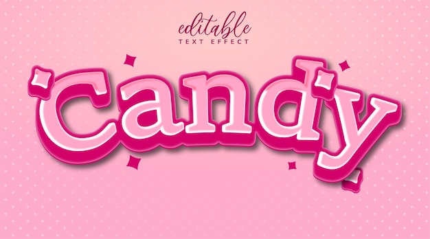 Candy tekst effect