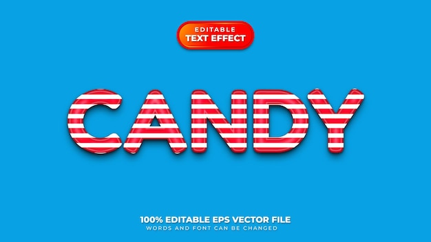 Candy-teksteffect