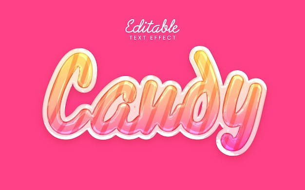 Candy Text Effect