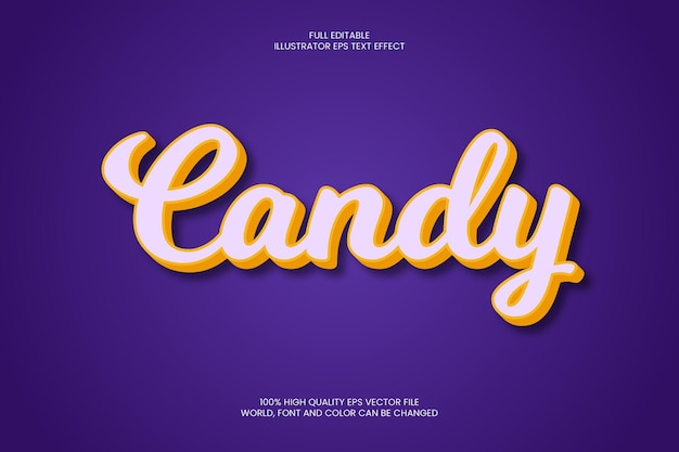 Candy Text Effect