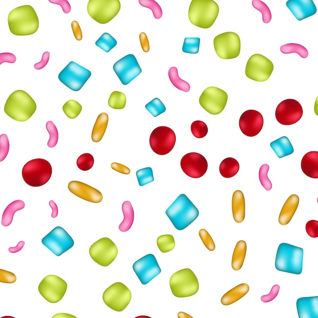 Vector candy texture random pattern