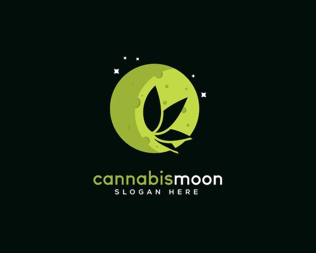 Cannabidiol logo template design vector emblem design concept simbolo creativo