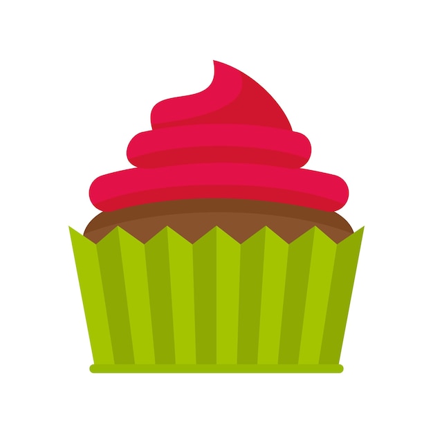 Vector cannabis cake icon flat illustration of cannabis cake vector icon for web design