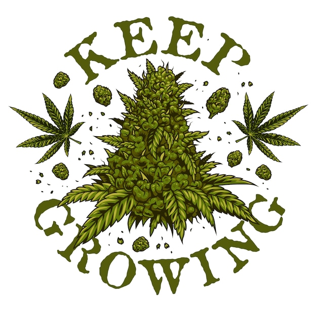 Cannabis emblem