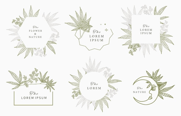 Cannabis frame collection.