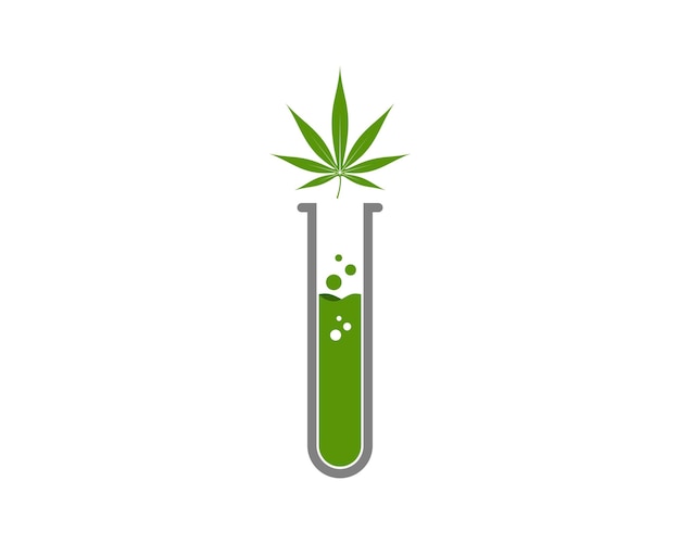 Cannabis lab research logo