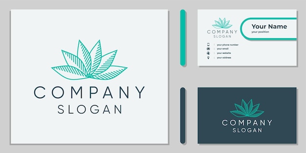 Cannabis leaf logo design for corporate and medical