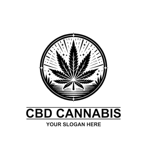 Logo della foglia di cannabis