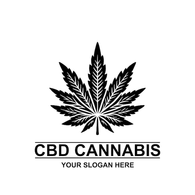 Vector cannabis leaf logo