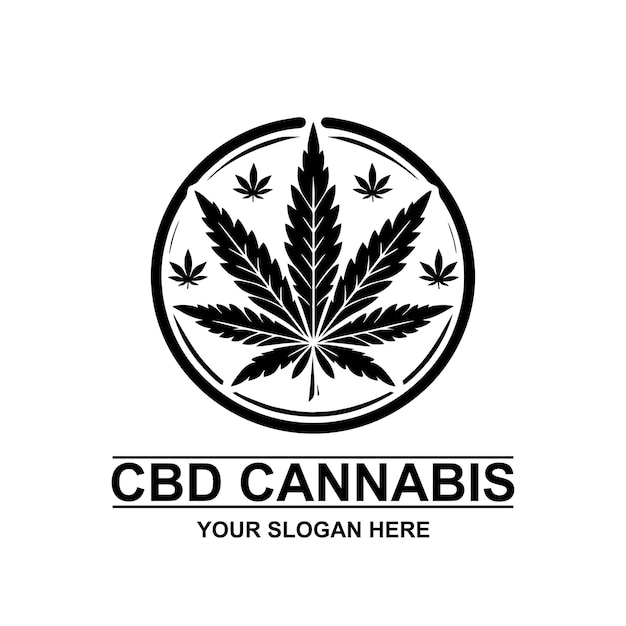 Cannabis leaf logo