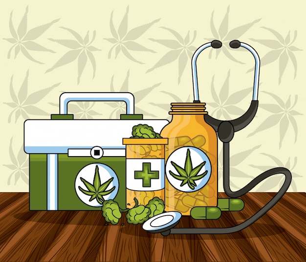 Cannabis medical concept