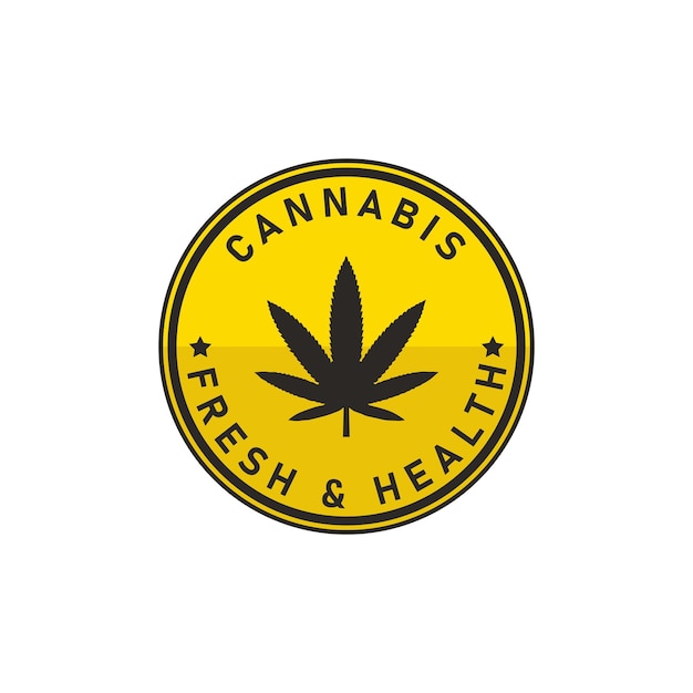 cannabis merk label logo