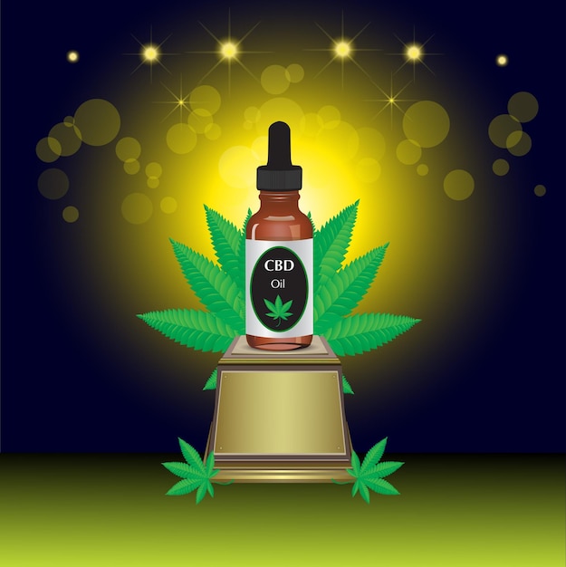 Vector cannabis oil