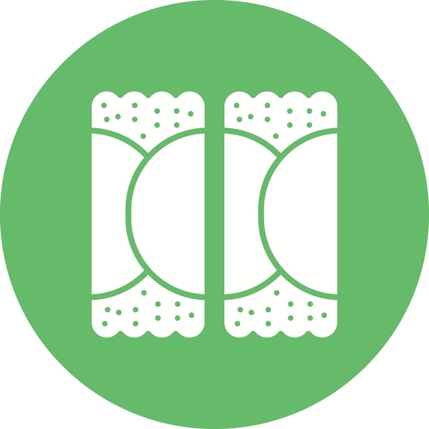 Vector cannoli icoon vector afbeelding kan worden gebruikt voor bakkerij