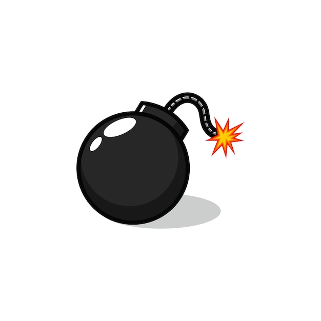 cannon balls cute cartoon black bomb