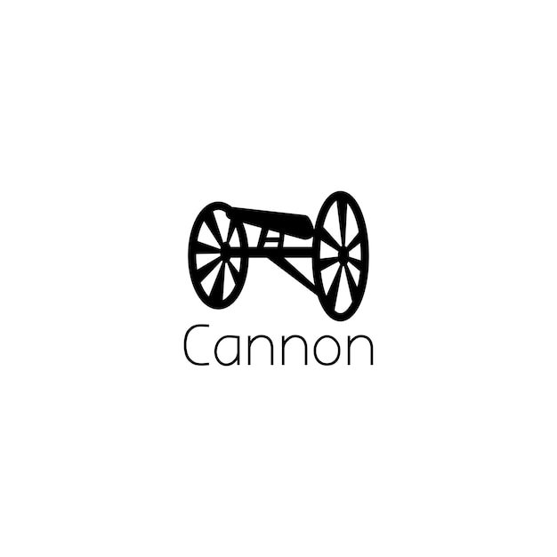 Концепция графического дизайна логотипа Cannon