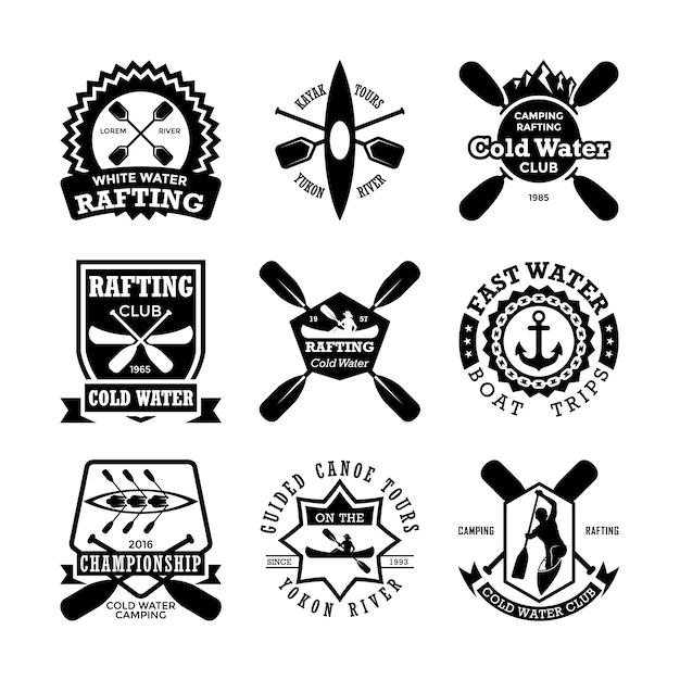 Canoeing badges