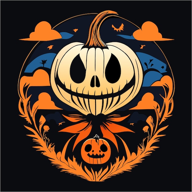 Canvas chronicles pumpkin skull's journey through all hallows' veil