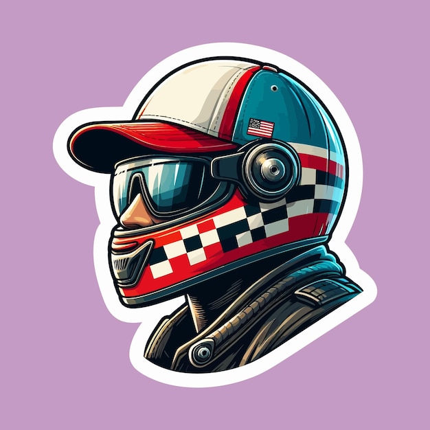 cap graphic sticker