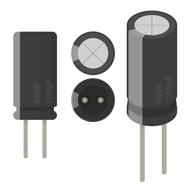 Vector capacitor electronics component