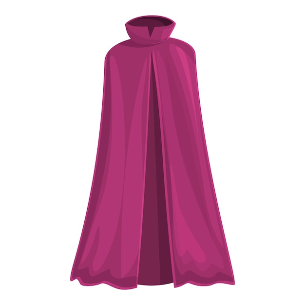 Vector cape cloak icon cartoon vector super hero magic back