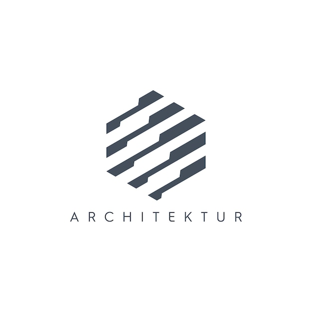 Vector capital and architecture logo design templates