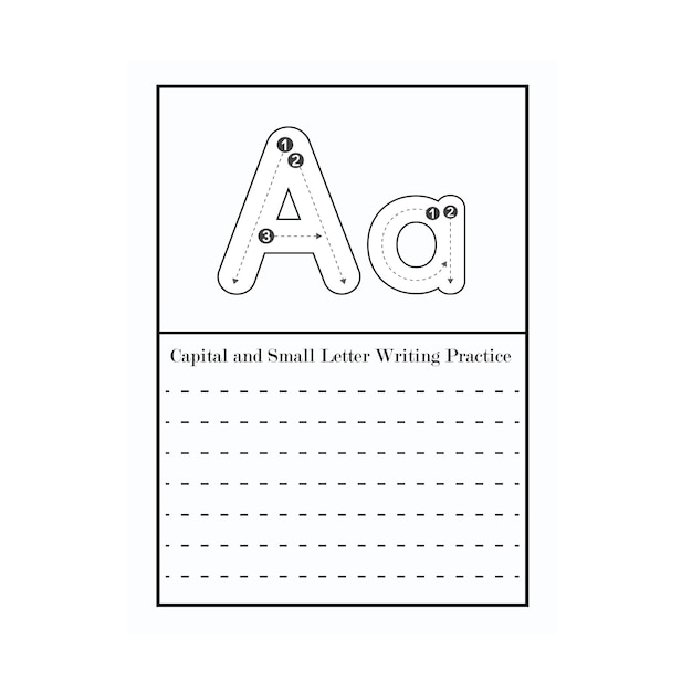 Capital and Small Letter Writing Practice