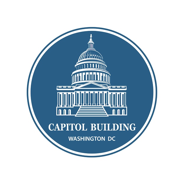 Vector capitol building icon