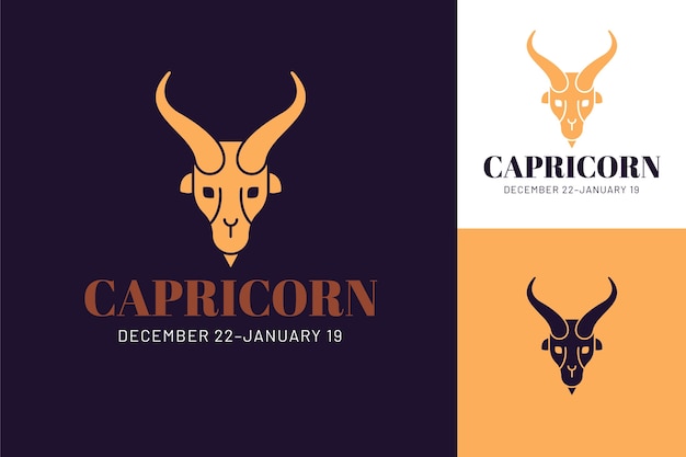 Vector capricorn logo