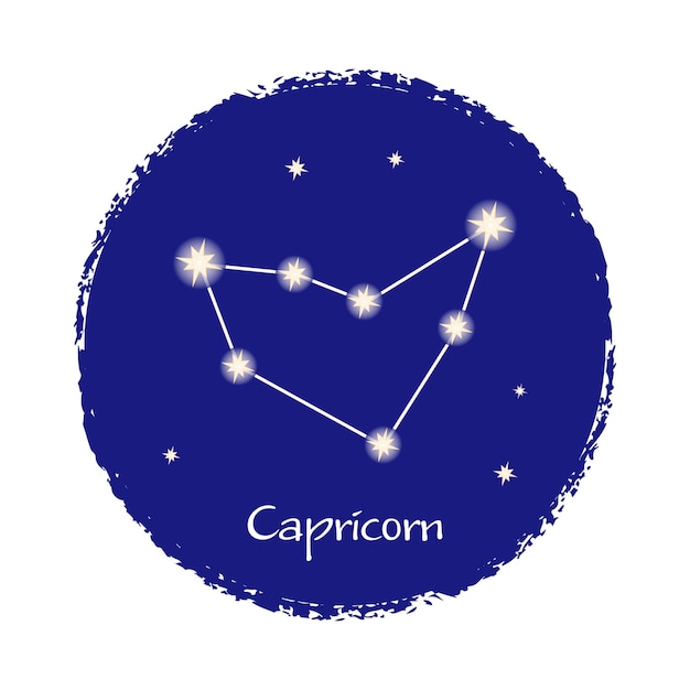 Capricorn zodiac constellation sign