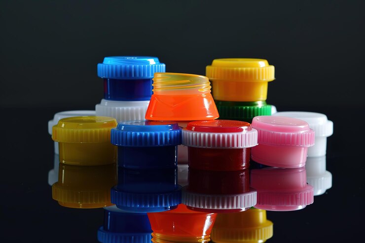 Vector caps from plastic bottles