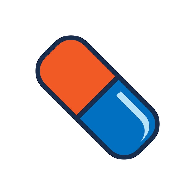 capsule icon design vector template