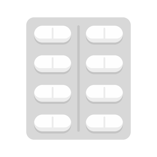 Capsule pack icon Flat illustration of capsule pack vector icon for web design