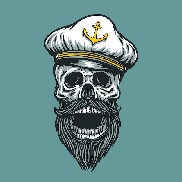 Captain Skull Illustration