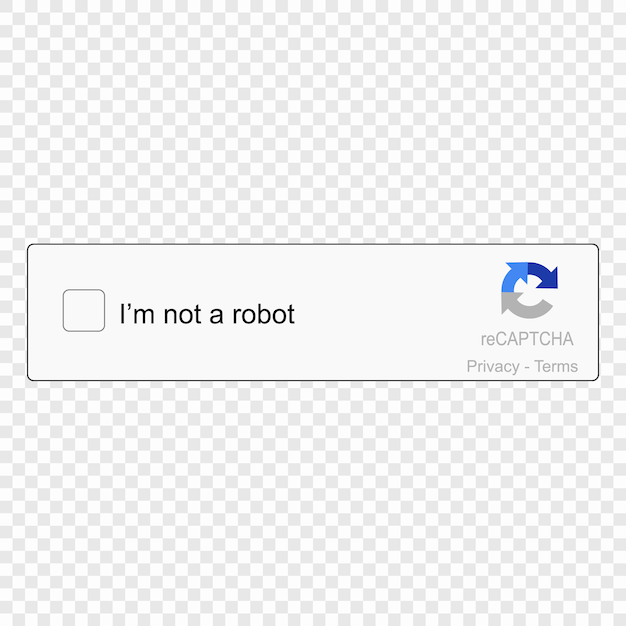 Captcha sono su un robot.