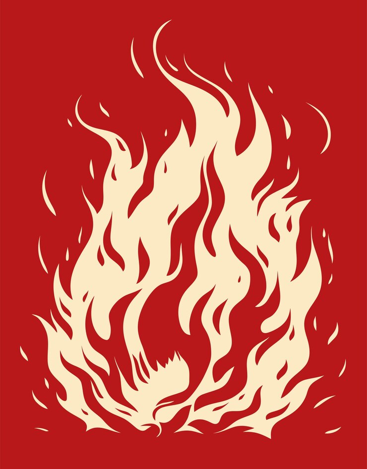Vector 令人著迷的火藝術作品